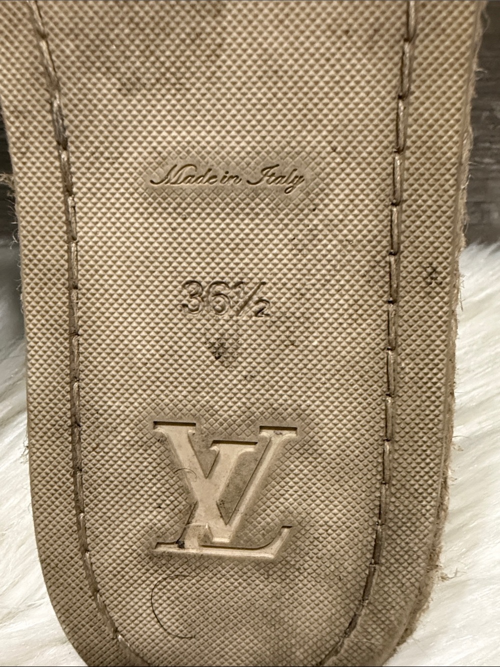 LOUIS VUITTON Front Pier Black Suede Crystal Embellished Espadrilles - Picture 15 of 16